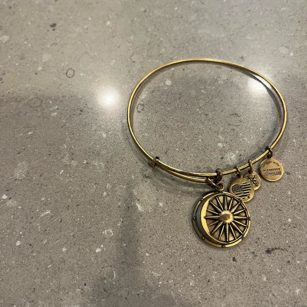 Alex and Ani Gold Charm Bracelet